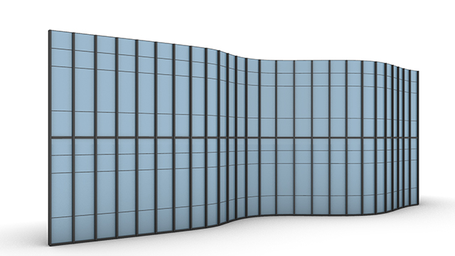 Picture of Curve—Glass Curtain Wall —Pattern 01