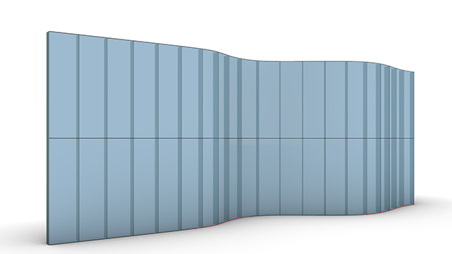 Picture of Curve—Glass Curtain Wall —Pattern 03