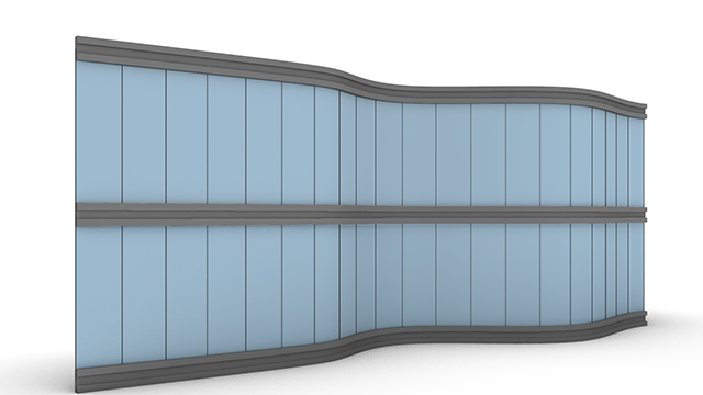 Picture of Curve—Glass Curtain Wall —Pattern 06
