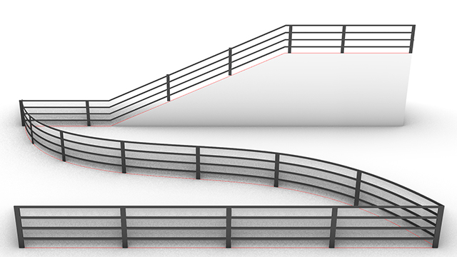Picture of Curve—Railing—Pattern 02