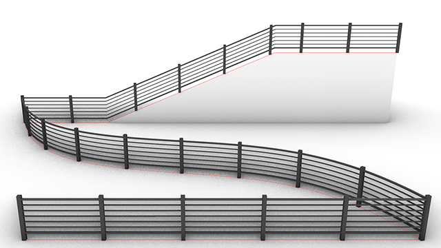 Picture of Curve—Railing—Pattern 06