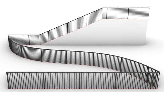 Picture of Curve—Railing—Pattern 07