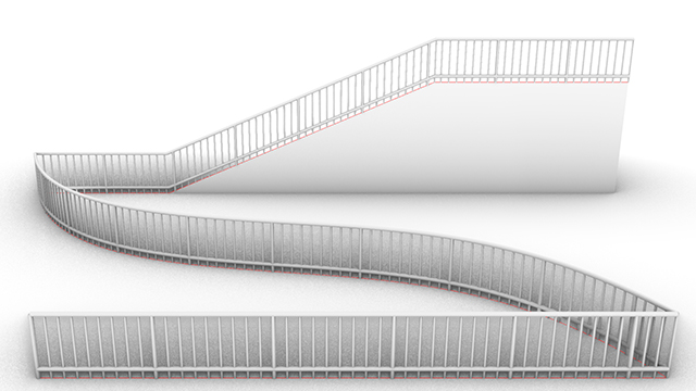 Picture of Curve—Railing—Pattern 08